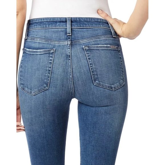 JOE'S JEANS The Lara Mid Rise Cigarette Ankle Jeans In Andover - Size 27 - Picture 4 of 4